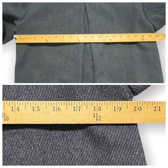 Vince Gray Wool Back Pleat Jacket/Coat , size 8 - Picture 12 of 12